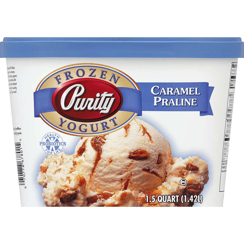 Caramel Praline Frozen Yogurt 1.5 Quart Purity™ Dairy