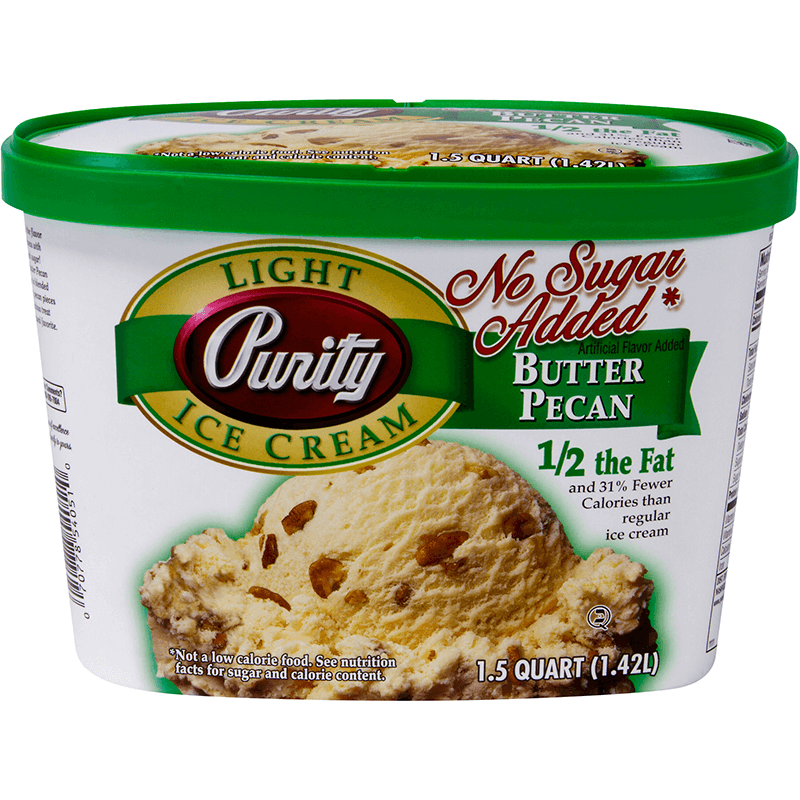 Butter Pecan No Sugar Added Ice Cream 1.5 Quart Purity™ Dairy