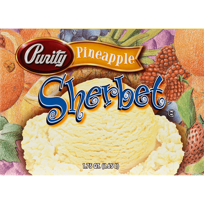 Pineapple Sherbet 1.75 Quart Purity™ Dairy